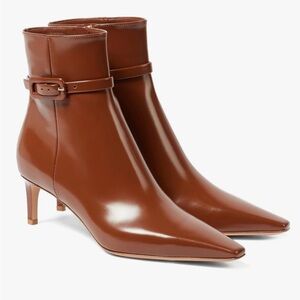 NWT-Ankle Boots Kitten Heel Pointed Toe Short Booties Mid Calf Sexy Stiletto